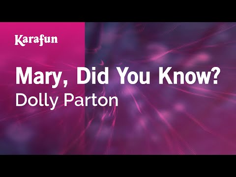 Dolly Parton - Mary, Did You Know?