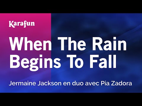 Jermaine Jackson & Pia Zadora - When the Rain Begins to Fall