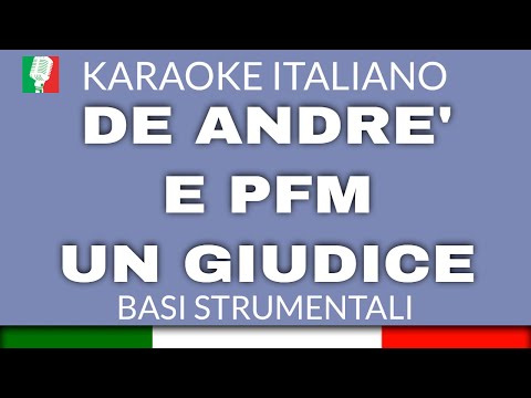 FABRIZIO DE ANDRE' E PFM - UN GIUDICE