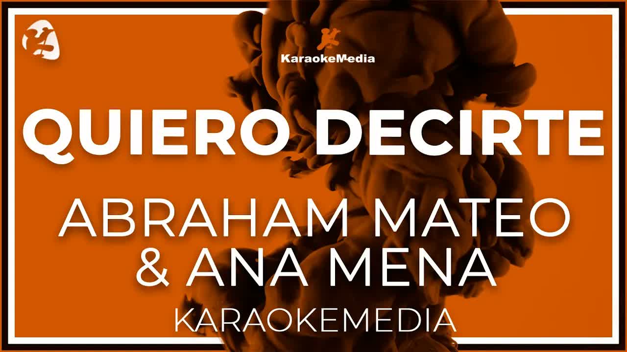 Abraham Mateo & Ana Mena - Quiero Decirte