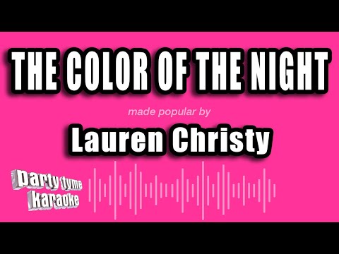 Lauren Christy - The Color of the Night
