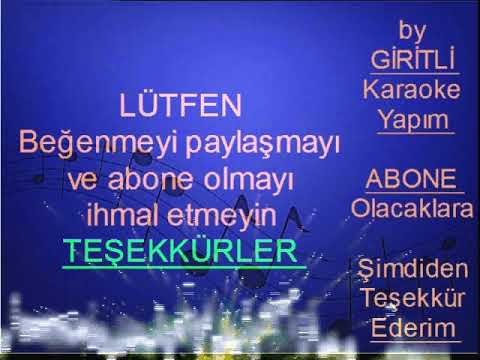 ORHAN GENCEBAY..Felekle sohpet..Orjinal KARAOKE...