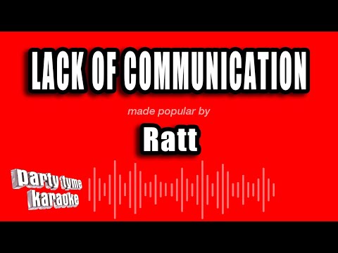Ratt - Lack of Communication