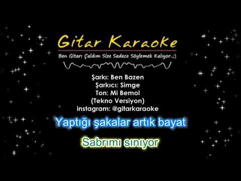 Simge - Ben Bazen (Tekno Versiyon)