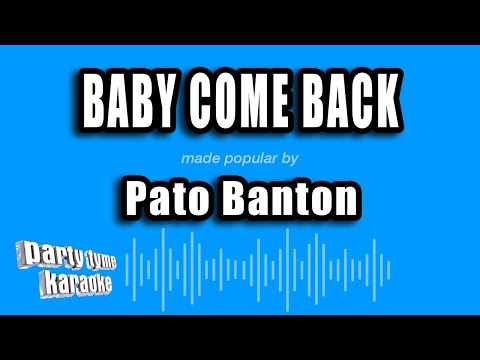 Pato Banton - Baby Come Back