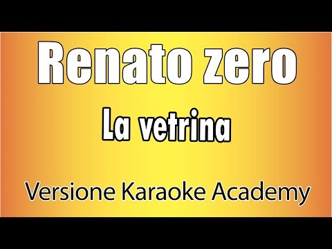 Renato Zero - La Vetrina