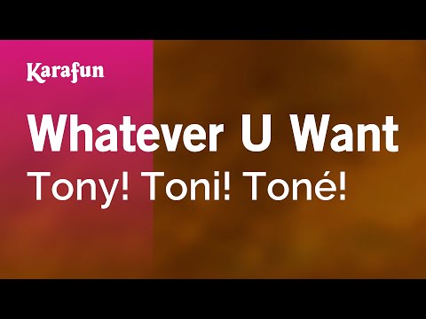 Tony! Toni! Toné! - Whatever U Want