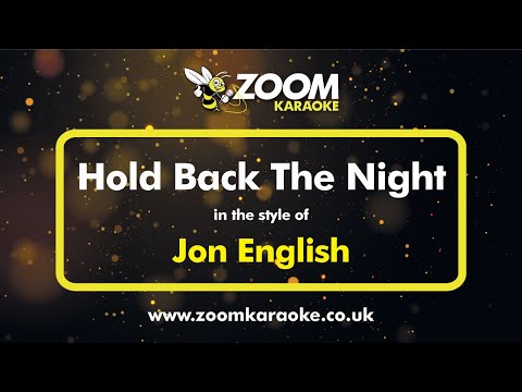 Jon English - Hold Back The Night
