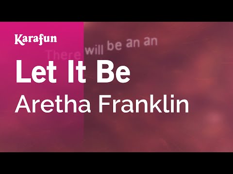 Aretha Franklin - Let It Be