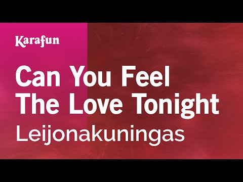 The Lion King - Can You Feel the Love Tonight