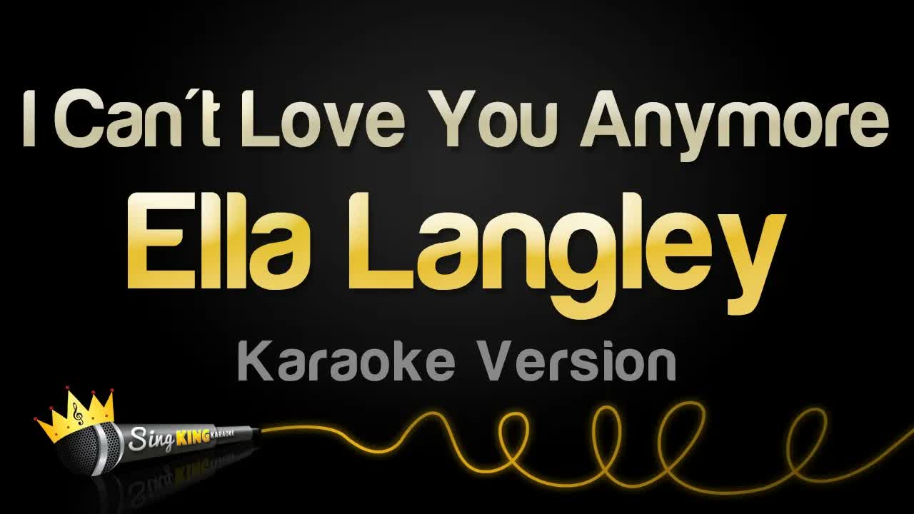 Ella Langley - I Can't Love You Anymore