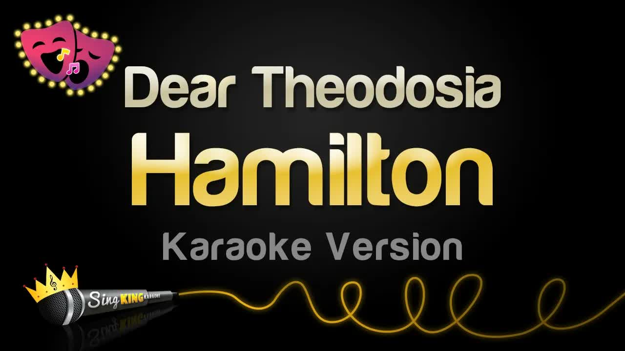 Hamilton - Dear Theodosia