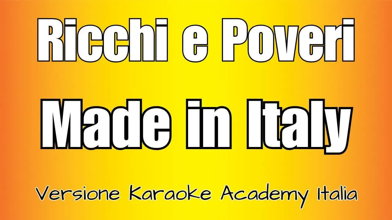 Ricchi e Poveri - Made in Italy