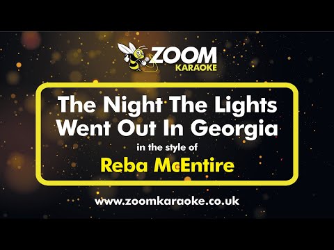 Reba McEntire - The Night The Lights Went Out In Georgia