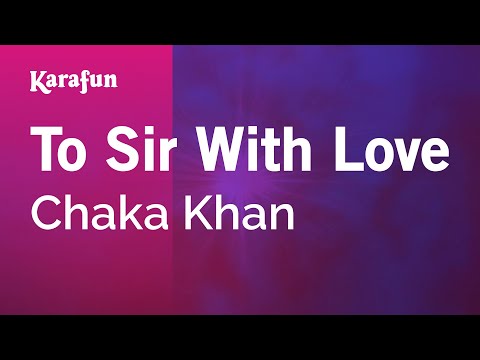 Chaka Khan - To Sir with Love