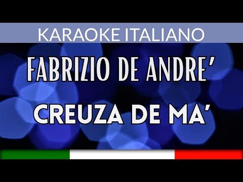 Fabrizio De André - Crêuza de mä (con testo)