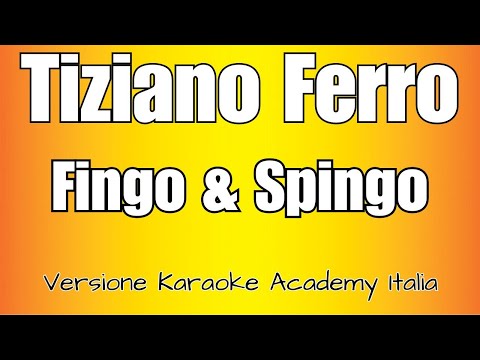 Tiziano Ferro - Fingo&Spingo