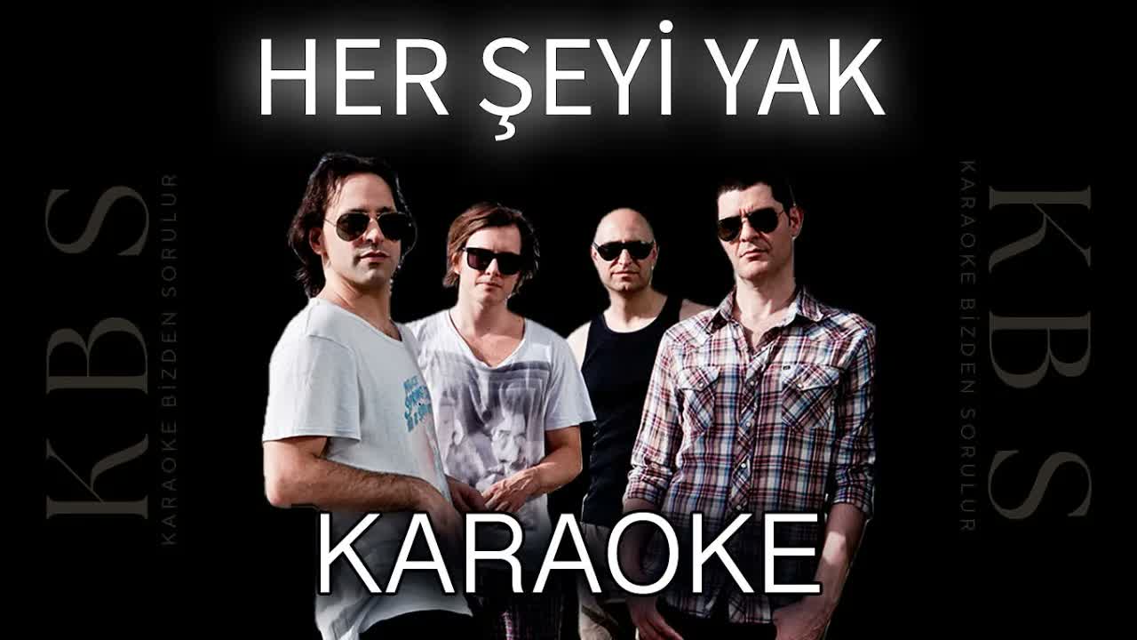 Duman - Her Şeyi Yak | (Kaliteli Akustik Karaoke - 3 Farklı Ton Seçeneğiyle)