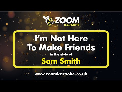 Sam Smith - I'm Not Here To Make Friends Version from Zoom