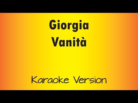 Giorgia - Vanità ( versione piano karaoke academy)
