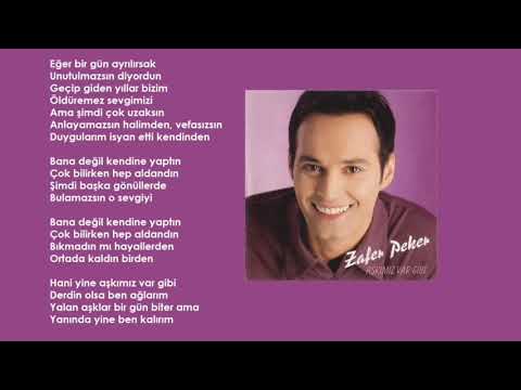 Zafer Peker - Aşkımız Var Gibi