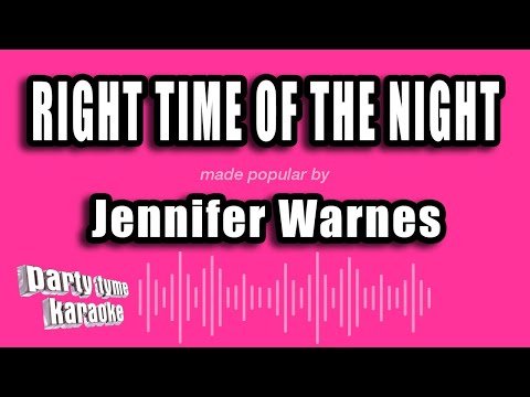 Jennifer Warnes - Right Time of the Night