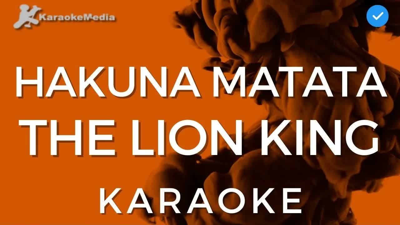 The Lion King (Disney) - Hakuna Matata | Instrumental and lyrics