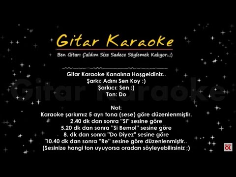 Senin Şarkın - (Müziği Benden Sözleri Ve Yorumu Senden)