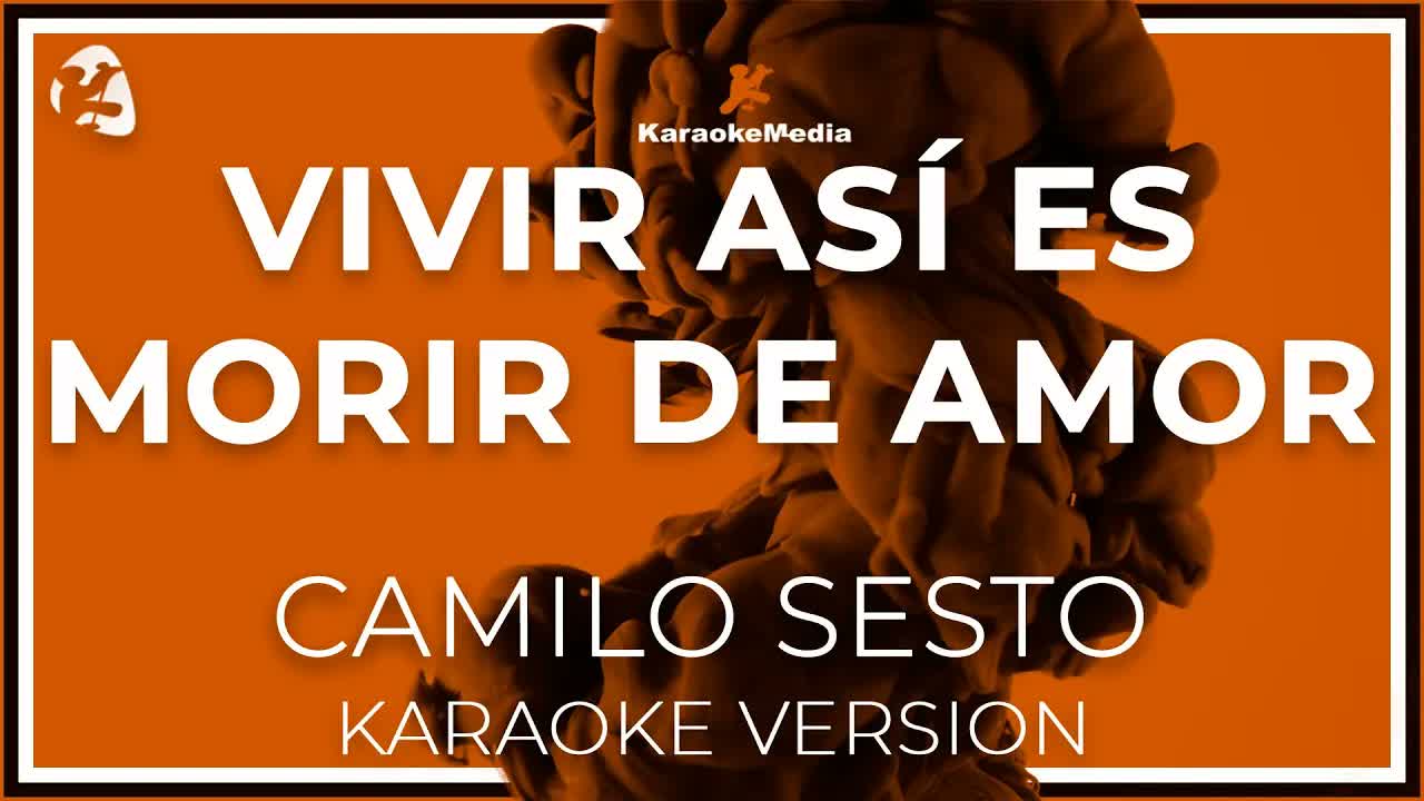 Vivir así es morir de amor - Camilo Sesto INSTRUMENTAL