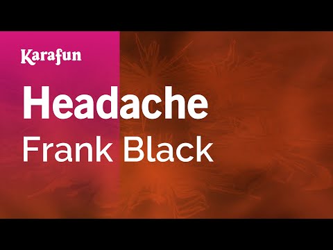 Frank Black - Headache