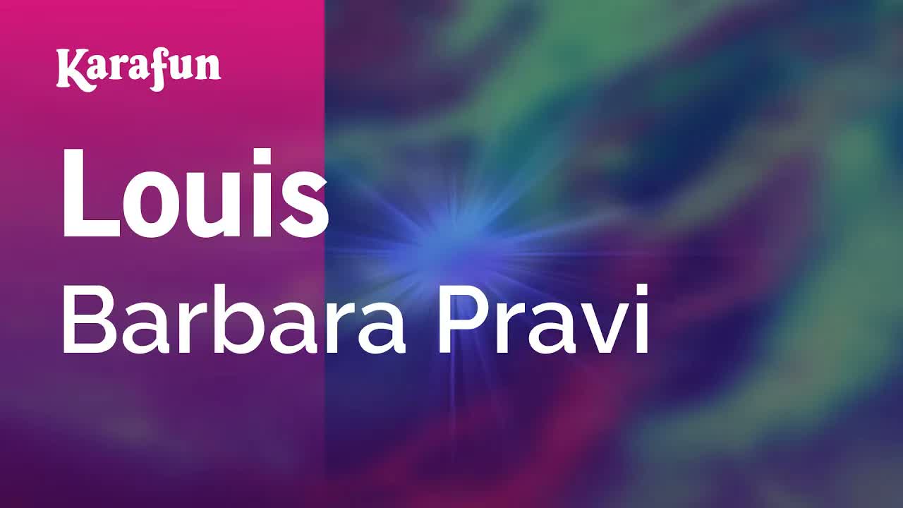 Barbara Pravi - Louis