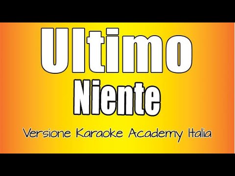 Ultimo - Niente