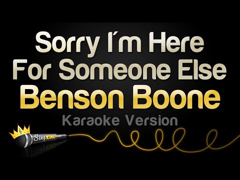Benson Boone - Sorry I'm Here For Someone Else