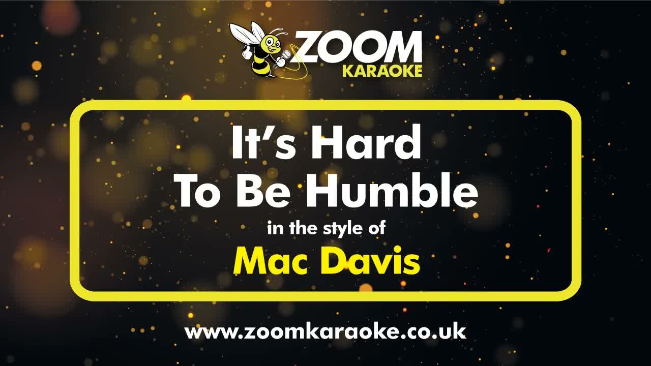 Mac Davis - It's Hard To Be Humble