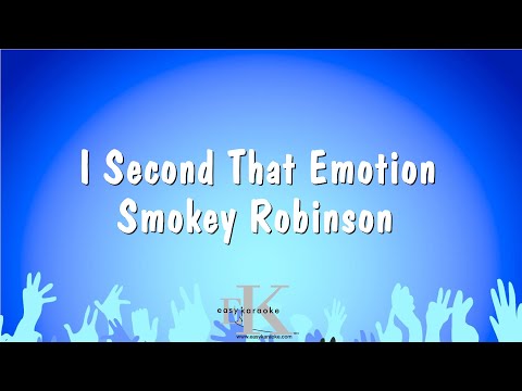 Smokey Robinson - I Second That Emotion