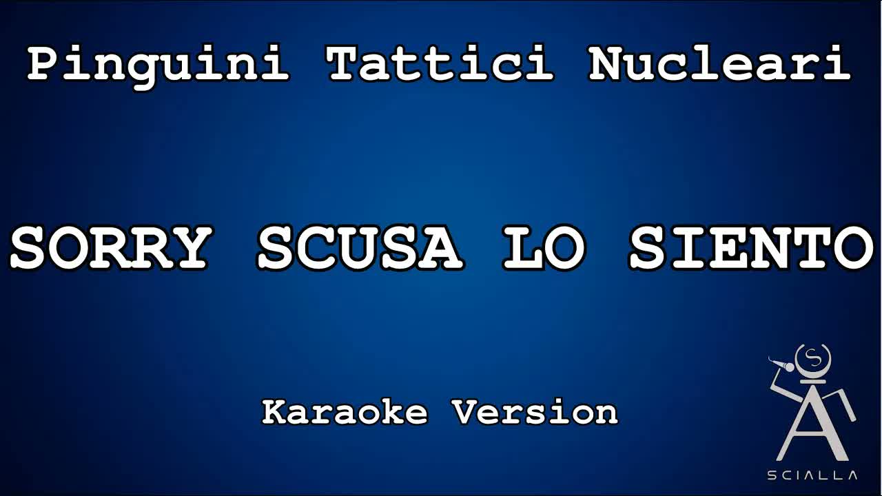 Pinguini Tattici Nucleari - Sorry Scusa Lo Siento