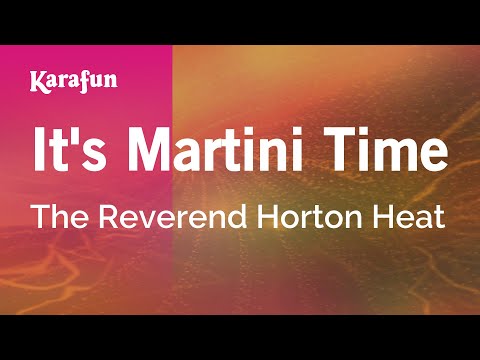 The Reverend Horton Heat - It's Martini Time