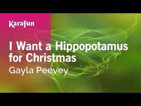 Gayla Peevey - I Want a Hippopotamus for Christmas