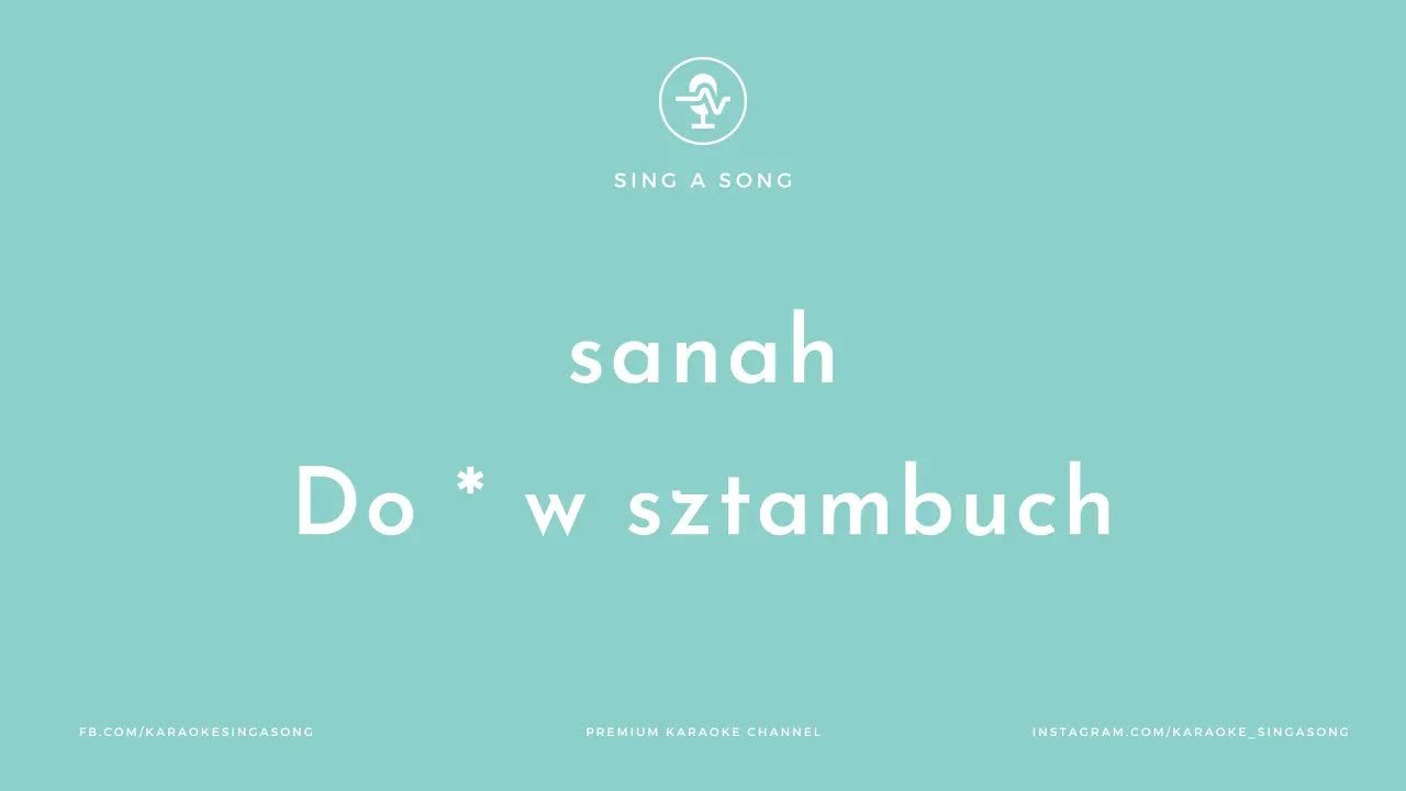 sanah - Do * w sztambuch (A. Mickiewicz)