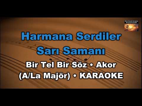 Harmana Serdiler Sarı Samanı - Bir Tel Bir Söz / (Akor/A(La Majör)