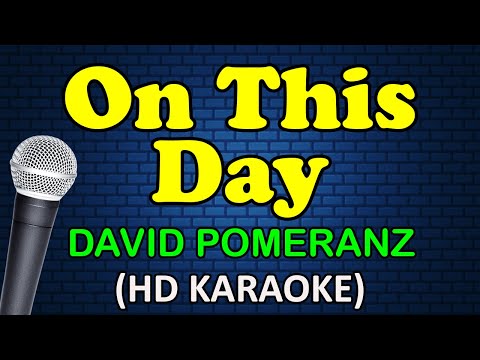 David Pomeranz - ON THIS DAY