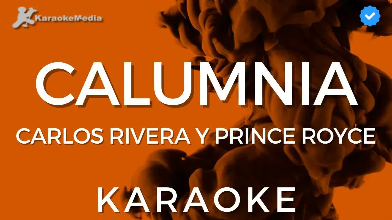 Carlos Rivera, Prince Royce - Calumnia