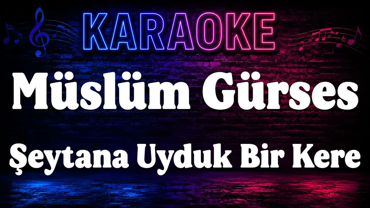 Müslüm Gürses – Şeytana Uyduk Bir Kere
