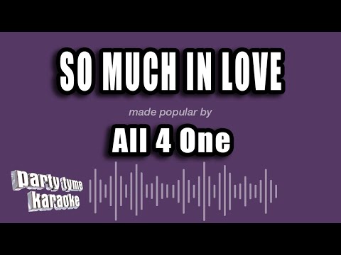 All 4 One - So Much In Love
