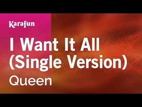 Queen - I Want It All (Single Version)