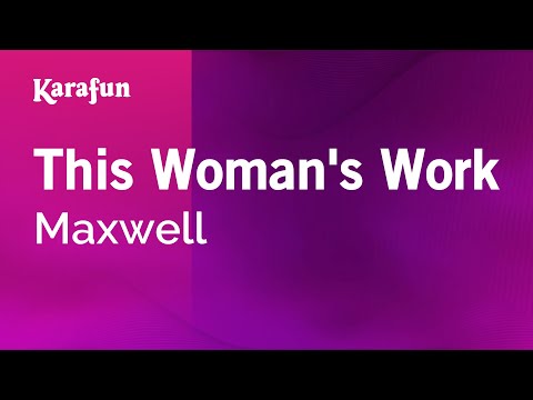 Maxwell - This Woman's Work
