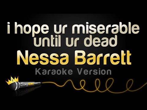Nessa Barrett - i hope ur miserable until ur dead