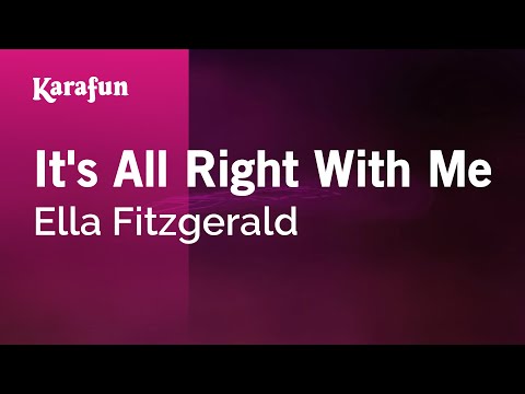 Ella Fitzgerald - It's All Right With Me