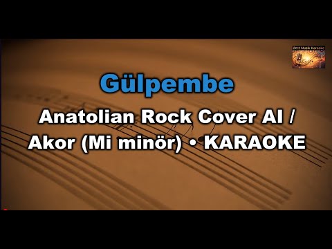 Gülpembe - Anatolian Rock Cover (Akor/Em/Mi minör)