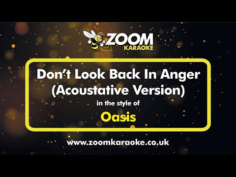 Oasis - Don't Look Back In Anger (Acoustative Piano Karaoke Version in Lower Male -2 Key)